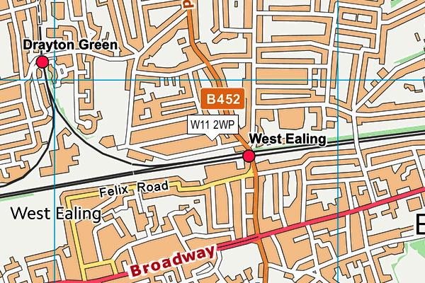 W11 2WP map - OS VectorMap District (Ordnance Survey) W11 2WP map - OS VectorMap District (Ordnance Survey)