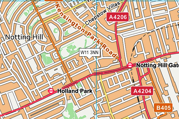 W11 3NN map - OS VectorMap District (Ordnance Survey) W11 3NN map - OS VectorMap District (Ordnance Survey)