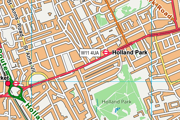 W11 4UA map - OS VectorMap District (Ordnance Survey) W11 4UA map - OS VectorMap District (Ordnance Survey)