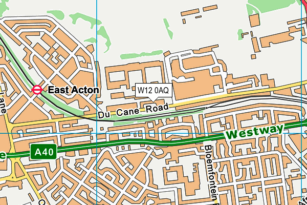W12 0AQ map - OS VectorMap District (Ordnance Survey) W12 0AQ map - OS VectorMap District (Ordnance Survey)