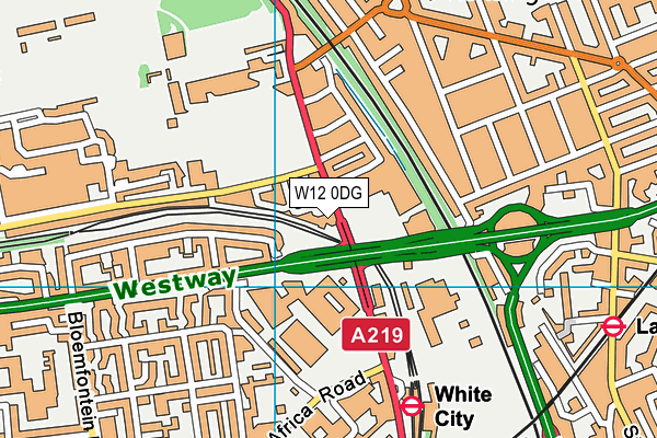 W12 0DG map - OS VectorMap District (Ordnance Survey) W12 0DG map - OS VectorMap District (Ordnance Survey)