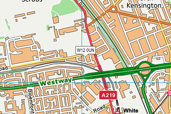 W12 0UN map - OS VectorMap District (Ordnance Survey) W12 0UN map - OS VectorMap District (Ordnance Survey)