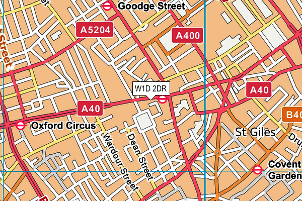 W1D 2DR map - OS VectorMap District (Ordnance Survey) W1D 2DR map - OS VectorMap District (Ordnance Survey)