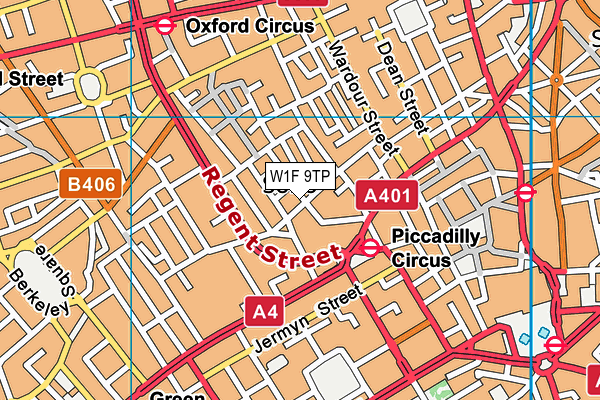 W1F 9TP map - OS VectorMap District (Ordnance Survey) W1F 9TP map - OS VectorMap District (Ordnance Survey)