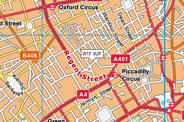 W1F 9UP map - OS VectorMap District (Ordnance Survey) W1F 9UP map - OS VectorMap District (Ordnance Survey)