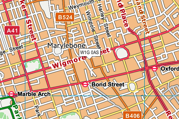 W1G 0AS map - OS VectorMap District (Ordnance Survey) W1G 0AS map - OS VectorMap District (Ordnance Survey)