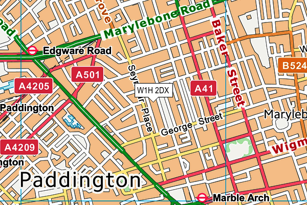 W1H 2DX map - OS VectorMap District (Ordnance Survey) W1H 2DX map - OS VectorMap District (Ordnance Survey)
