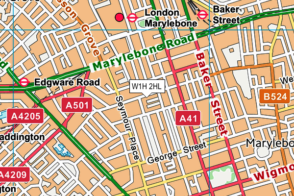 W1H 2HL map - OS VectorMap District (Ordnance Survey) W1H 2HL map - OS VectorMap District (Ordnance Survey)