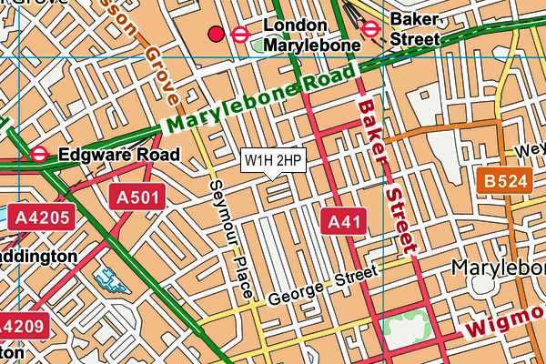 W1H 2HP map - OS VectorMap District (Ordnance Survey) W1H 2HP map - OS VectorMap District (Ordnance Survey)