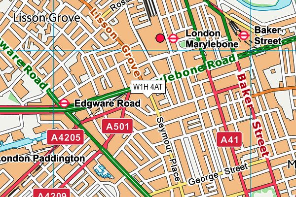 W1H 4AT map - OS VectorMap District (Ordnance Survey) W1H 4AT map - OS VectorMap District (Ordnance Survey)