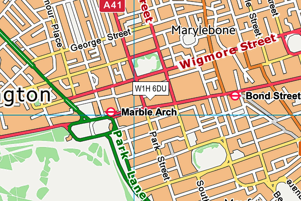 W1H 6DU map - OS VectorMap District (Ordnance Survey) W1H 6DU map - OS VectorMap District (Ordnance Survey)