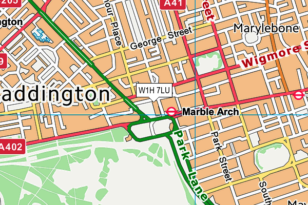 W1H 7LU map - OS VectorMap District (Ordnance Survey) W1H 7LU map - OS VectorMap District (Ordnance Survey)