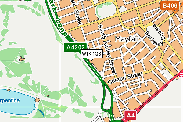 W1K 1QB map - OS VectorMap District (Ordnance Survey) W1K 1QB map - OS VectorMap District (Ordnance Survey)