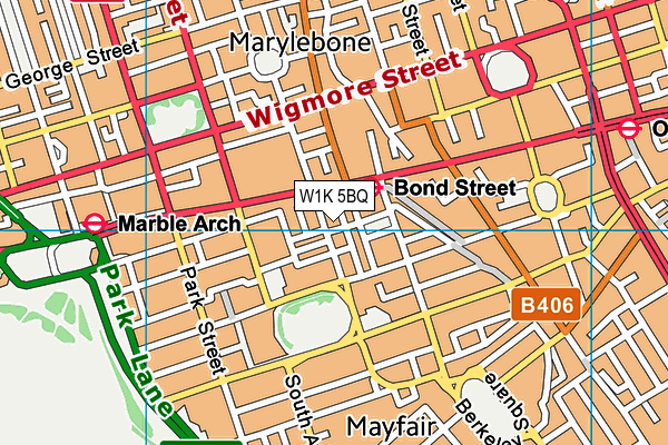 W1K 5BQ map - OS VectorMap District (Ordnance Survey) W1K 5BQ map - OS VectorMap District (Ordnance Survey)