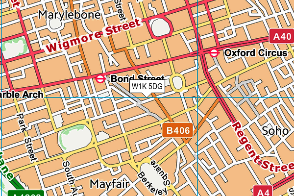 W1K 5DG map - OS VectorMap District (Ordnance Survey) W1K 5DG map - OS VectorMap District (Ordnance Survey)