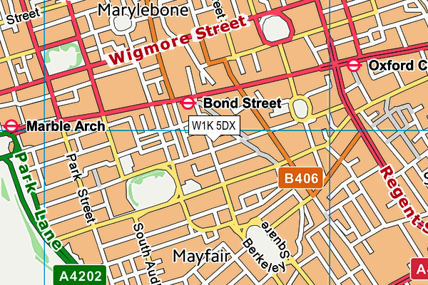 W1K 5DX map - OS VectorMap District (Ordnance Survey) W1K 5DX map - OS VectorMap District (Ordnance Survey)