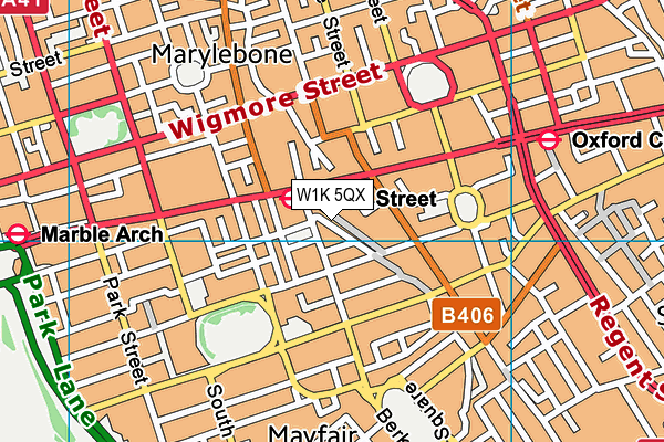 W1K 5QX map - OS VectorMap District (Ordnance Survey) W1K 5QX map - OS VectorMap District (Ordnance Survey)