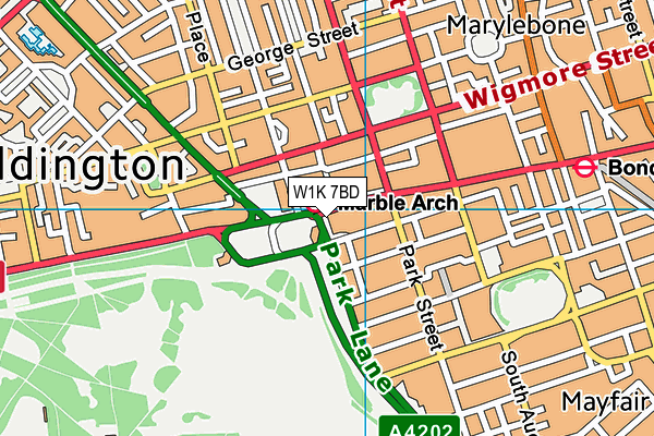 W1K 7BD map - OS VectorMap District (Ordnance Survey) W1K 7BD map - OS VectorMap District (Ordnance Survey)