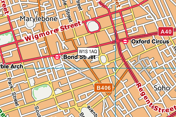 W1S 1AQ map - OS VectorMap District (Ordnance Survey) W1S 1AQ map - OS VectorMap District (Ordnance Survey)
