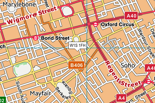 W1S 1FH map - OS VectorMap District (Ordnance Survey) W1S 1FH map - OS VectorMap District (Ordnance Survey)