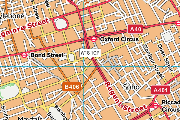 W1S 1QP map - OS VectorMap District (Ordnance Survey) W1S 1QP map - OS VectorMap District (Ordnance Survey)