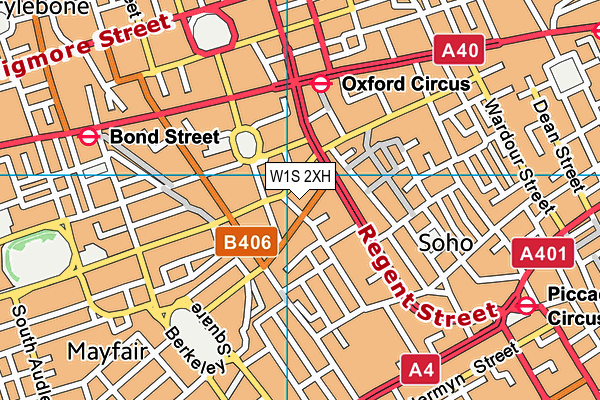 W1S 2XH map - OS VectorMap District (Ordnance Survey) W1S 2XH map - OS VectorMap District (Ordnance Survey)