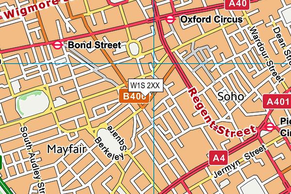 W1S 2XX map - OS VectorMap District (Ordnance Survey) W1S 2XX map - OS VectorMap District (Ordnance Survey)