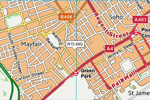 W1S 4NQ map - OS VectorMap District (Ordnance Survey) W1S 4NQ map - OS VectorMap District (Ordnance Survey)