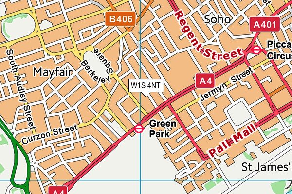 W1S 4NT map - OS VectorMap District (Ordnance Survey) W1S 4NT map - OS VectorMap District (Ordnance Survey)