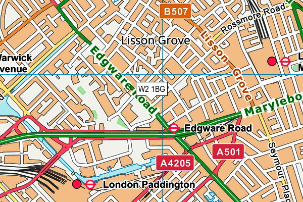 W2 1BG map - OS VectorMap District (Ordnance Survey) W2 1BG map - OS VectorMap District (Ordnance Survey)