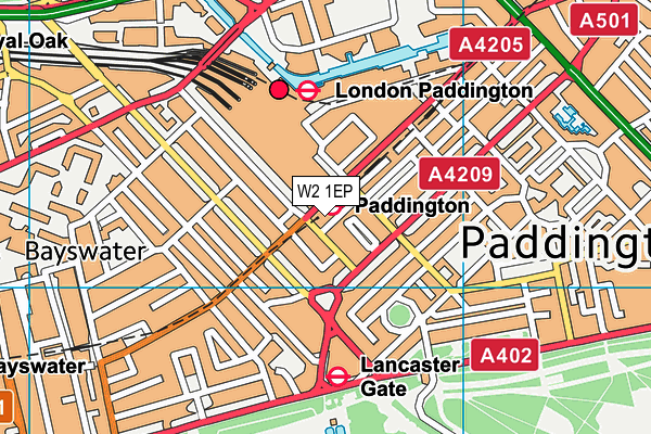 W2 1EP map - OS VectorMap District (Ordnance Survey) W2 1EP map - OS VectorMap District (Ordnance Survey)