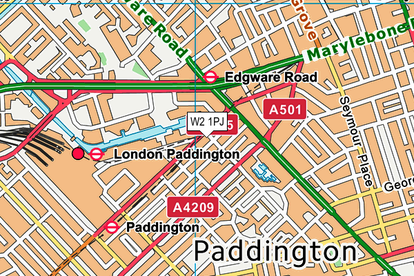 W2 1PJ map - OS VectorMap District (Ordnance Survey) W2 1PJ map - OS VectorMap District (Ordnance Survey)