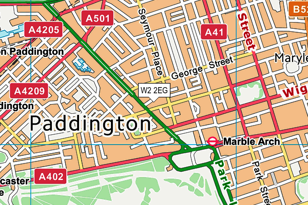 W2 2EG map - OS VectorMap District (Ordnance Survey) W2 2EG map - OS VectorMap District (Ordnance Survey)