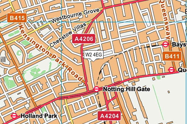 W2 4EG map - OS VectorMap District (Ordnance Survey) W2 4EG map - OS VectorMap District (Ordnance Survey)