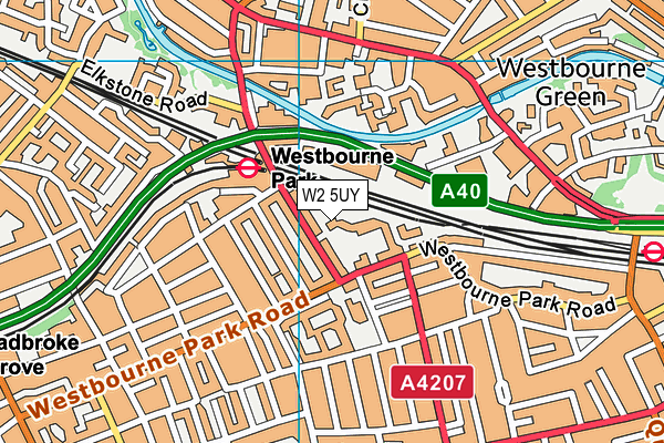 W2 5UY map - OS VectorMap District (Ordnance Survey) W2 5UY map - OS VectorMap District (Ordnance Survey)