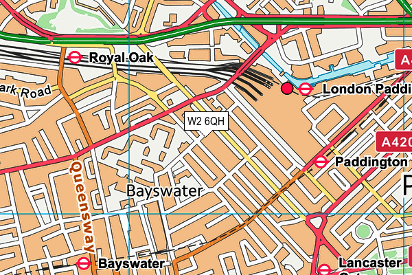 W2 6QH map - OS VectorMap District (Ordnance Survey) W2 6QH map - OS VectorMap District (Ordnance Survey)