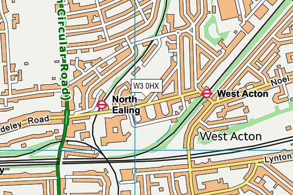 W3 0HX map - OS VectorMap District (Ordnance Survey) W3 0HX map - OS VectorMap District (Ordnance Survey)