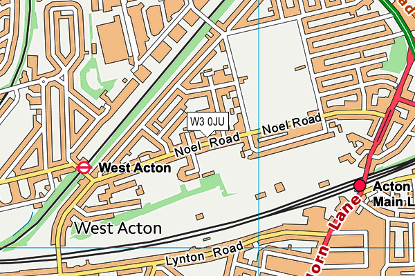 W3 0JU map - OS VectorMap District (Ordnance Survey) W3 0JU map - OS VectorMap District (Ordnance Survey)