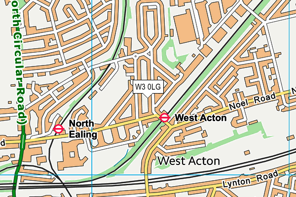 W3 0LG map - OS VectorMap District (Ordnance Survey) W3 0LG map - OS VectorMap District (Ordnance Survey)