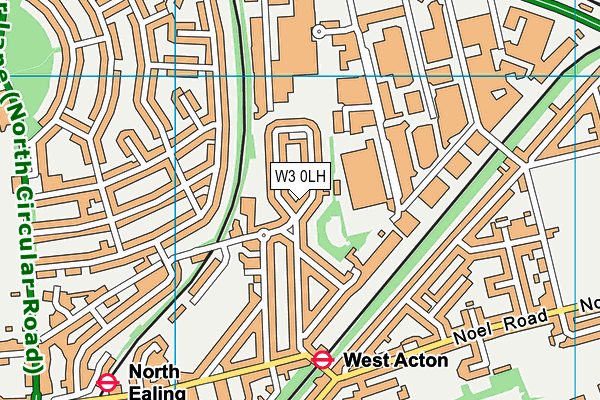 W3 0LH map - OS VectorMap District (Ordnance Survey) W3 0LH map - OS VectorMap District (Ordnance Survey)