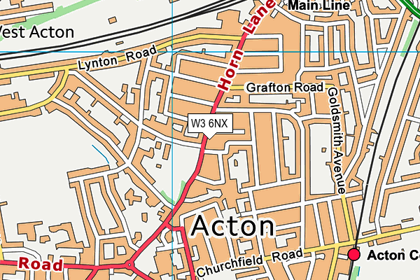 W3 6NX map - OS VectorMap District (Ordnance Survey) W3 6NX map - OS VectorMap District (Ordnance Survey)