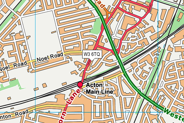W3 6TQ map - OS VectorMap District (Ordnance Survey) W3 6TQ map - OS VectorMap District (Ordnance Survey)
