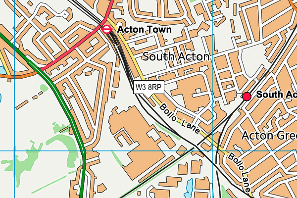 W3 8RP map - OS VectorMap District (Ordnance Survey) W3 8RP map - OS VectorMap District (Ordnance Survey)