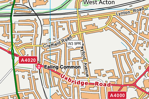 W3 9PR map - OS VectorMap District (Ordnance Survey) W3 9PR map - OS VectorMap District (Ordnance Survey)