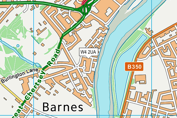 W4 2UA map - OS VectorMap District (Ordnance Survey) W4 2UA map - OS VectorMap District (Ordnance Survey)