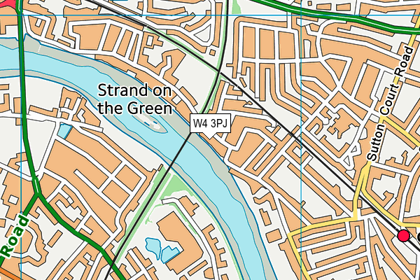 W4 3PJ map - OS VectorMap District (Ordnance Survey) W4 3PJ map - OS VectorMap District (Ordnance Survey)