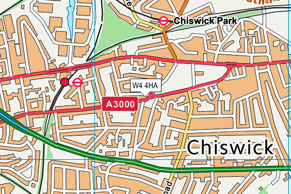 W4 4HA map - OS VectorMap District (Ordnance Survey) W4 4HA map - OS VectorMap District (Ordnance Survey)