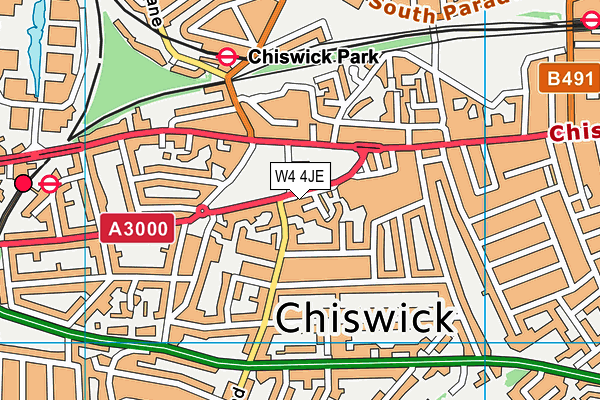 W4 4JE map - OS VectorMap District (Ordnance Survey) W4 4JE map - OS VectorMap District (Ordnance Survey)