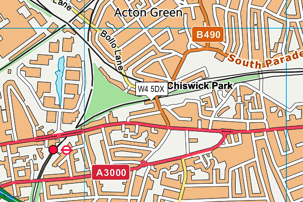W4 5DX map - OS VectorMap District (Ordnance Survey) W4 5DX map - OS VectorMap District (Ordnance Survey)