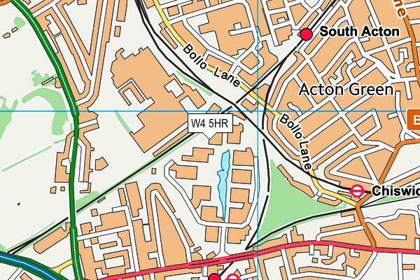 W4 5HR map - OS VectorMap District (Ordnance Survey) W4 5HR map - OS VectorMap District (Ordnance Survey)